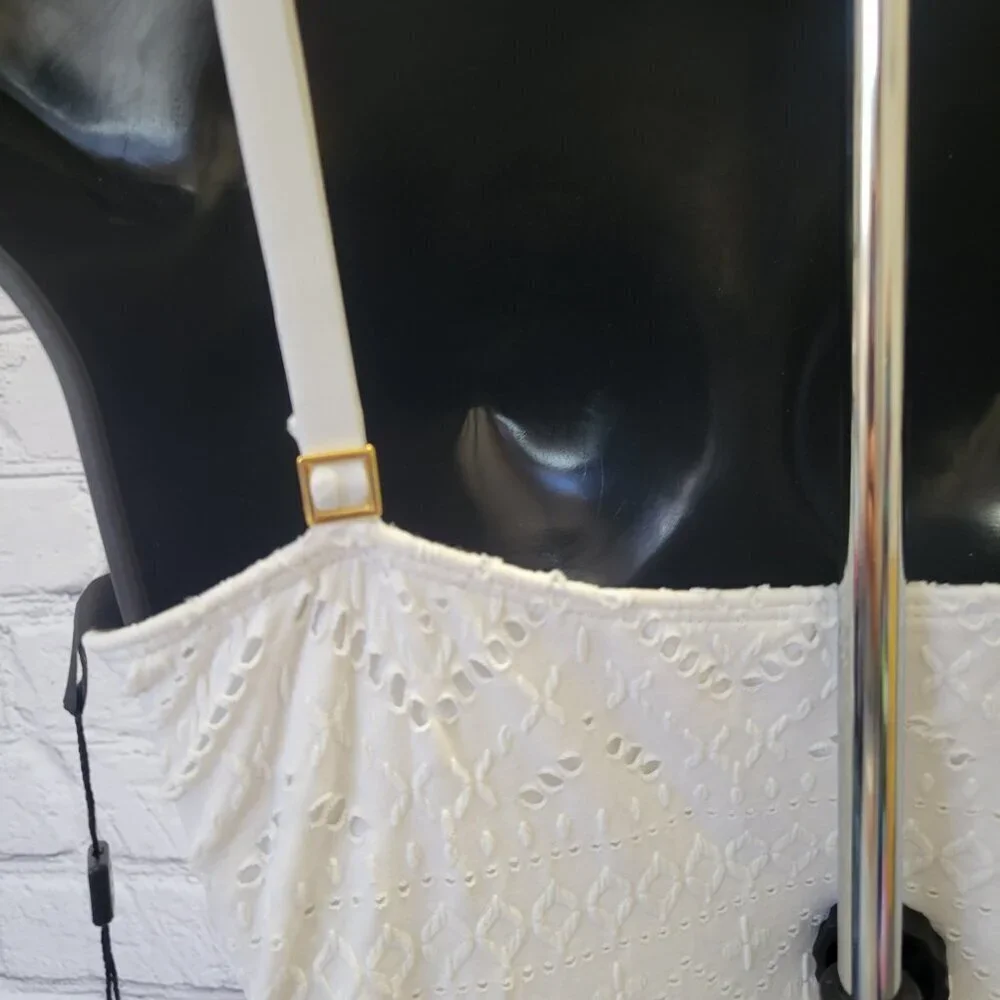 La Blanca embroidered eyelets